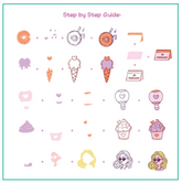 Doodle with Love (CjSV-41) - CJS Medium Steel Stamping Plate